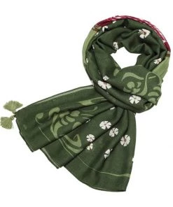Vendula London Bistro Scarf Green New In