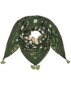 Vendula London Bistro Scarf Green New In