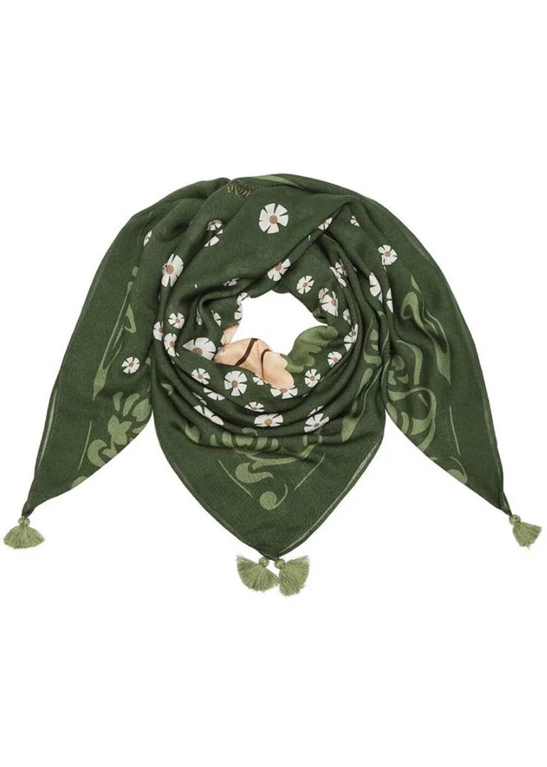 Vendula London Bistro Scarf Green New In