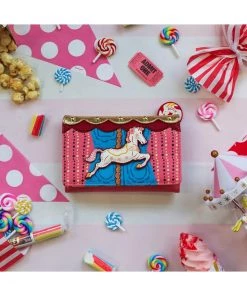 New In Vendula London Heritage Edwardian Pier Carousel Wallet Small Multi