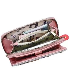 New In Vendula London Vinyl Wallet Medium Multi