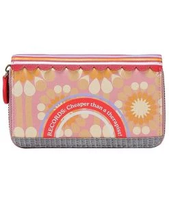 New In Vendula London Vinyl Wallet Medium Multi