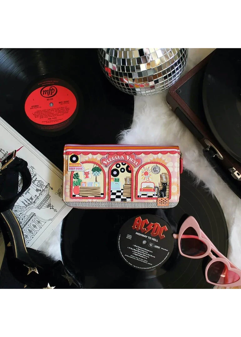 New In Vendula London Vinyl Wallet Large Multi