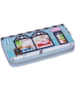 Vendula London Posh Paws Spa Dog Wallet Large Blue New In