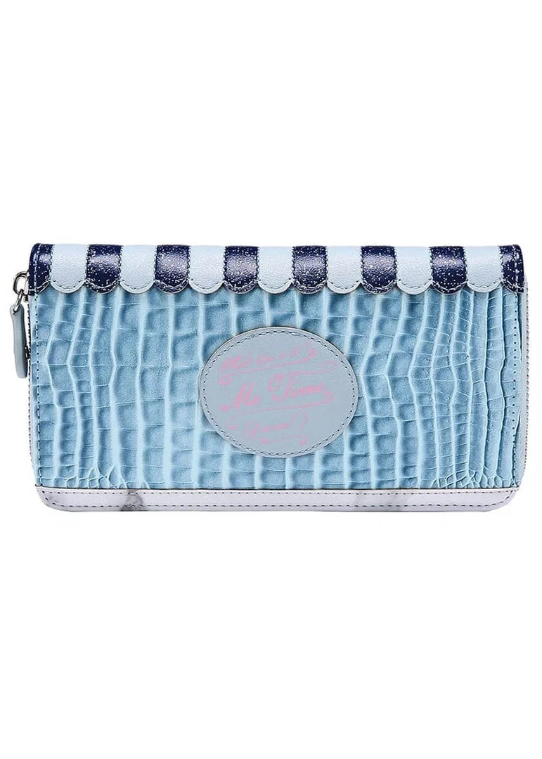 Vendula London Posh Paws Spa Dog Wallet Large Blue New In