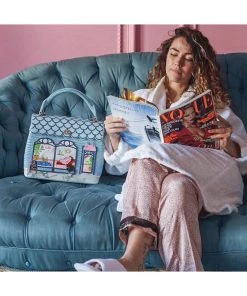 Vendula London Posh Paws Spa Dog Grace Bag Blue New In