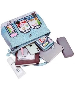 Vendula London Posh Paws Spa Dog Grace Bag Blue New In