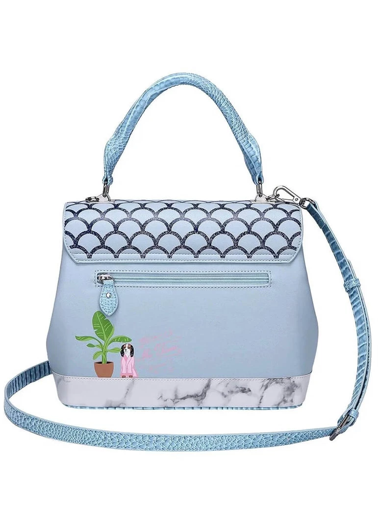 Vendula London Posh Paws Spa Dog Grace Bag Blue New In