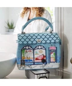 Vendula London Posh Paws Spa Dog Grace Bag Blue New In