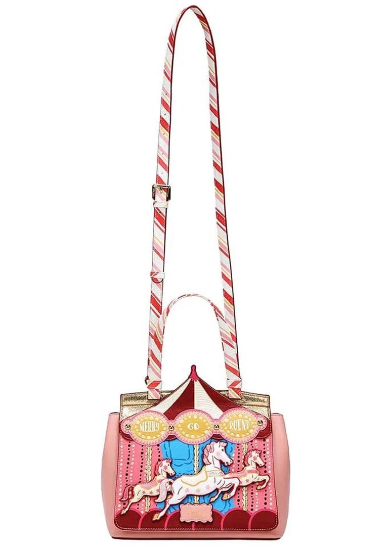 Vendula London Heritage Edwardian Pier Carousel Top Handle Bag Multi