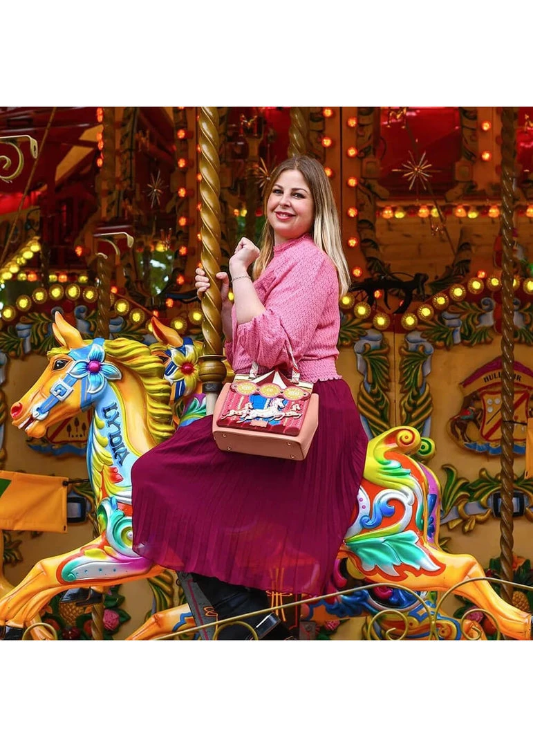 Vendula London Heritage Edwardian Pier Carousel Top Handle Bag Multi