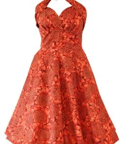Victory Parade Sissy Warrata 50's Swing Dress Red New In