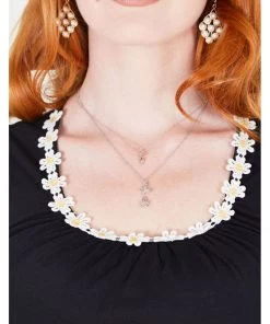 Voodoo Vixen Debbie Daisy 60's Top Black New In