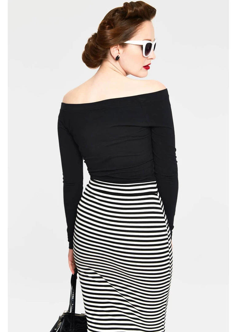 Voodoo Vixen Salma Spider Web 50's Top Black