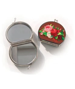 Woody Ellen Paris 50's Compact Mirror New In