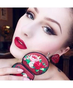 Woody Ellen Paris 50's Compact Mirror New In