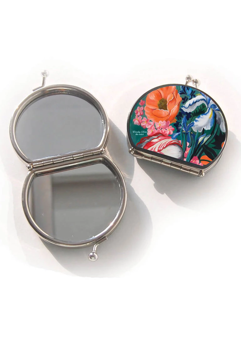 Woody Ellen Forest 50's Compact Mirror